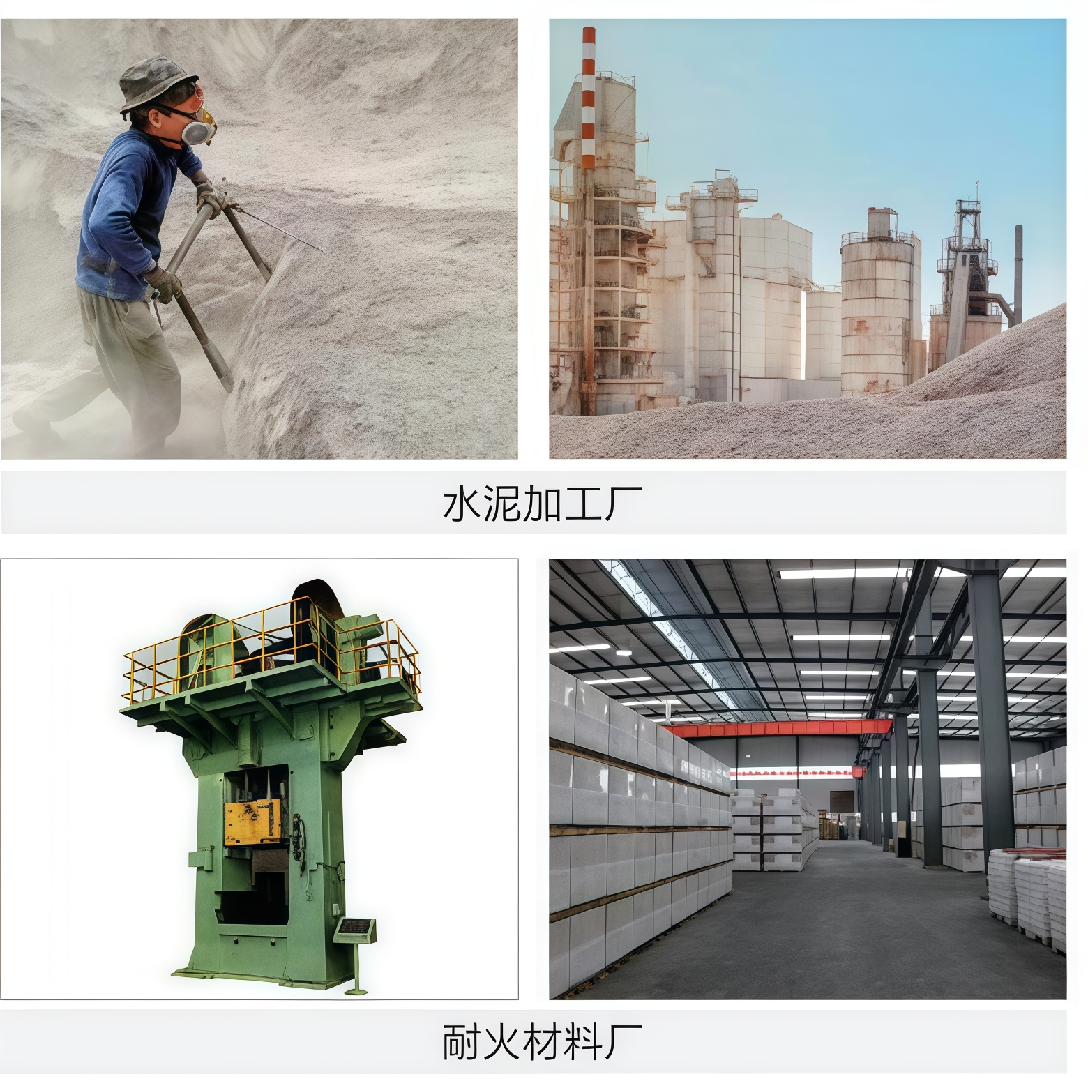 负压清扫系统-QVC-C系列水泥加工、耐火材料加工行业案例